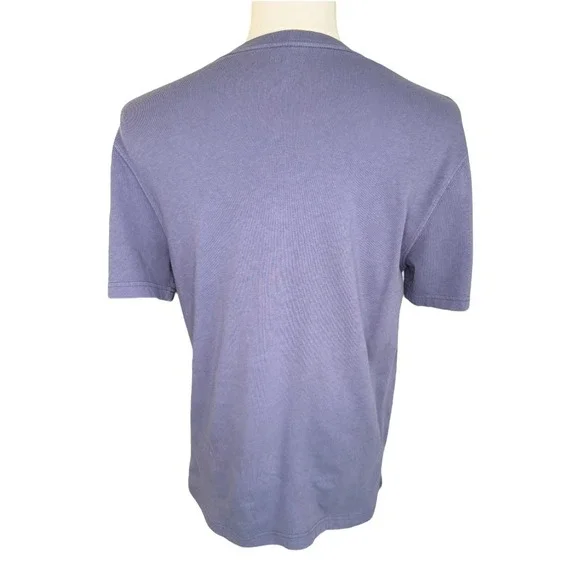 J. Crew Vintage Jersey Relaxed Fit Pocket Tee Shirt Men's Size Small Purple Blue - Picture 4 of 8